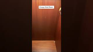 Would you stay at this hotel? 😳 #creepyhotel #travel