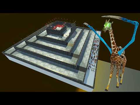 ESCAPE FROM ALIEN GIRAFFE - Animal Revolt Battle Simulator ARBS
