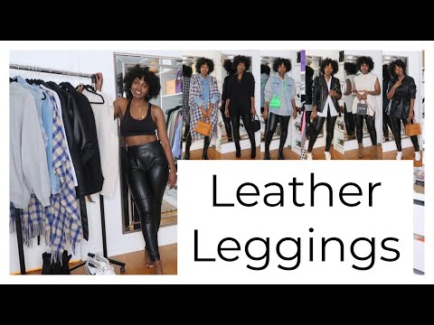 How To Style Leather Leggings | Titha Collins