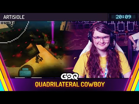 Quadrilateral Cowboy by artisiole in 20:09 - Summer Games Done Quick 2025
