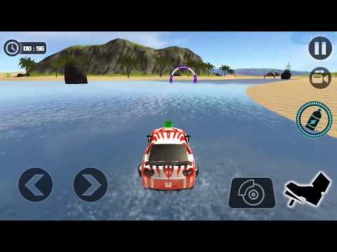 Floating Water Car Driving - Android Gameplay