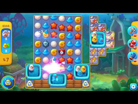 Fishdom 6504 Level - 17 moves - NO BooSTERS