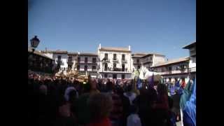 preview picture of video 'procesión del Encuentro Tarazona de la Mancha 2012'