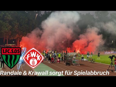 1.FC Schweinfurt 05 - Würzburger Kickers | Randale & Krawall, Pyroshow, Choreos und Meisterfeier