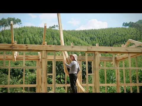 How to Build a Cheap Wooden House in the Forest.