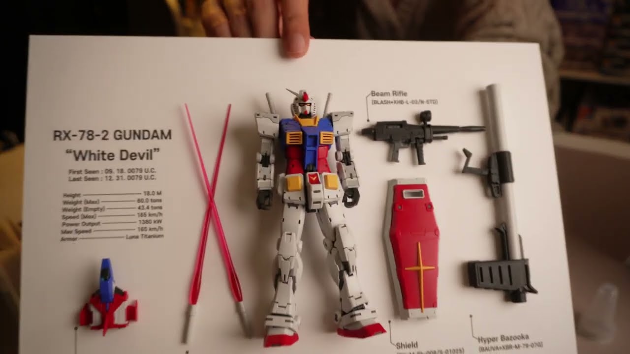 일반인 친구에게 건담 액자를 선물해보았습니다