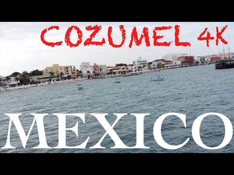 4K || Playa del Carmen | COZUMEL  | Exploring San Miguel de Cozumel | MEXICO 🇲🇽
