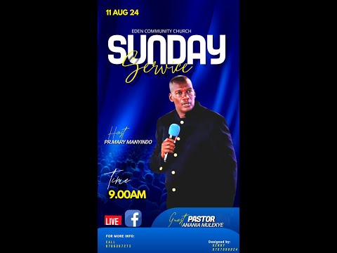 PASTOR MUREKYE PREACHING AT EDEN COMMUNITY CHURCH