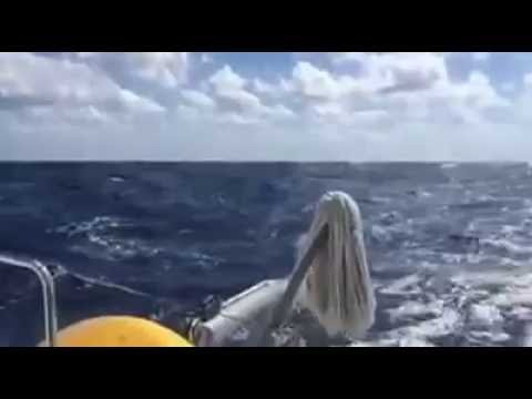 Our New Lagoon 450S Takes a Wild Sea in Stride as We Near Home