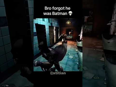 Batman is so real for running 😭🦇