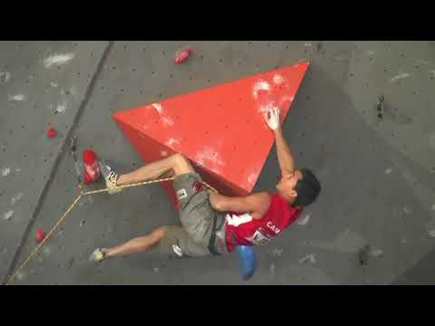 Sean McColl - Final Lead - Climbing Worldcup Puurs BELGIUM 2012
