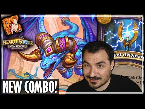 STAFF OF ORIGINATION ON TARECGOSAS?! - Hearthstone Battlegrounds