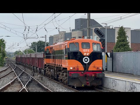 Class 071 Passing Howth Junction with Tara Mines
