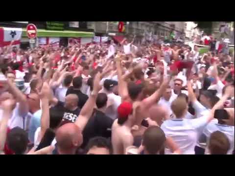 England fans sing Vardy’s on fire World Cup Russia 2018
