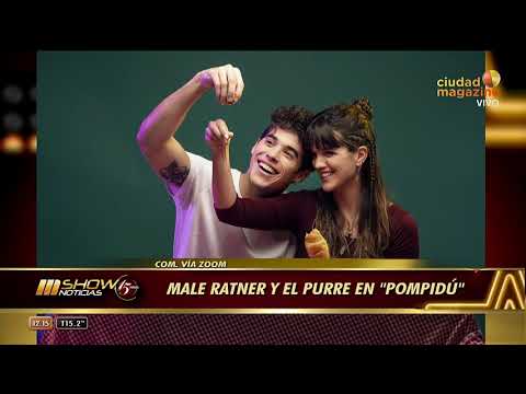 Male Ratner y El Purre juntos en el Pompidú