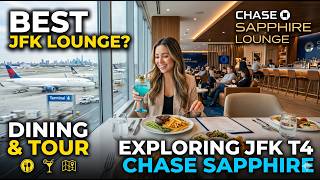 Inside the BEST Credit Card Lounge at JFK T4! ✈️ (Worth The Hype?)