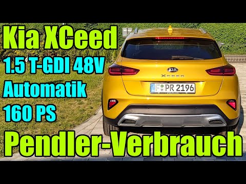 Commuter - Consumption Kia XCeed 1.5 T-GDI 48V (160 PS) DCT7 MHEV Mildhybrid Daily Test Report POV