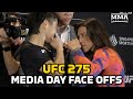 Glover Teixeira, Jiri Prochazka, Zhang Weili, Joanna Jedrzejczyk Face Off At Media Day | UFC 275