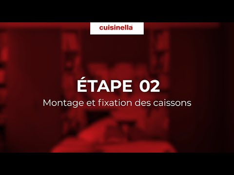 Tuto de pose C'Easy I Etape 2 : Montage et fixation des caissons
