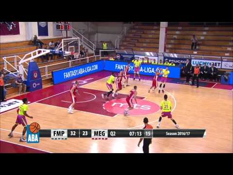 Steal, pass, dunk! Perfect fast-break by Čović & Davidovac (FMP - Mega Leks, 4.10.2016)