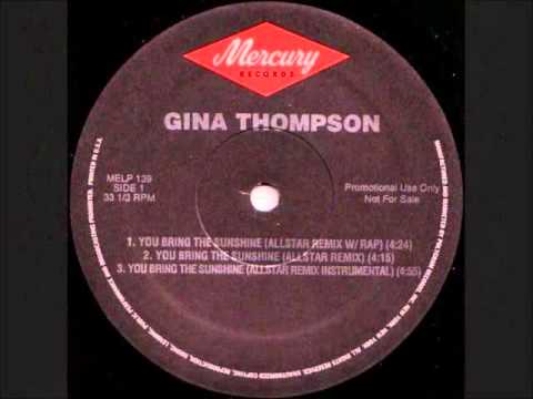 Gina Thompson - You Bring The Sunshine (Allstar Remix Ft Paula Perry)