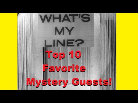 What's My Line? - Top 10 Favorite Mystery Guests! [CLIPS VIDEO]