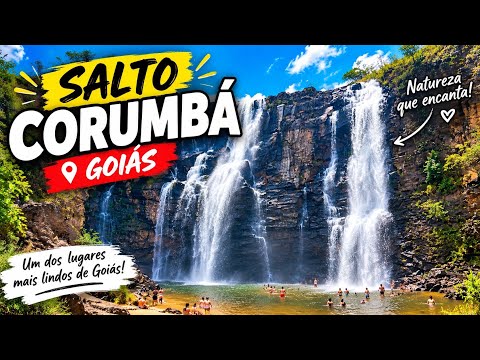SALTO CORUMBÁ: O PARAÍSO ESCONDIDO DE GOIÁS 😍💦 | Cachoeiras e Natureza