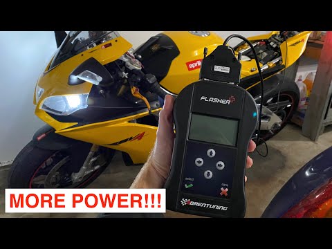 How to Flash Tune your Motorcycle with DYNO Results! (BrenTuning RSV4)