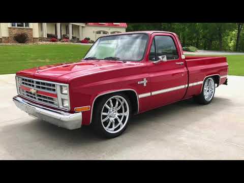1986 Chevy C10 350, 700r4 auto., Cold Air Condition