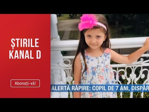 Stirile Kanal D (12.08.2019) -  ALERTA RAPIRE: Copil de 7 ani, disparut! | Editie de seara