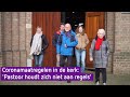 Kerken nemen maatregelen: geen handje schudden en voorzichtig met de hostie