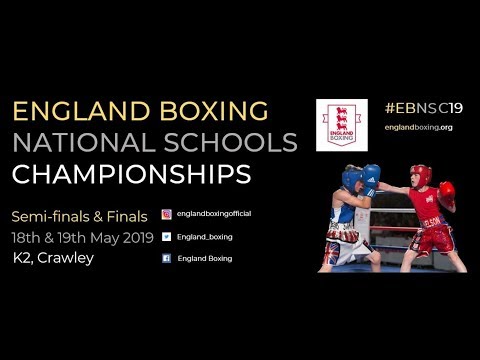 England Boxing National Schools Championships 2019 - Day 1 Ring B