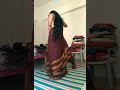 Saree Draping Style New Vlog Simple Style Saari Wearing Vlog