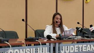 Proiecte de actualitate ale Consiliului Judeţean Neamţ, prezentate Greta Condurache