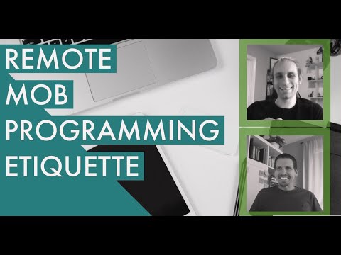 Remote Mob Programming Etiquette