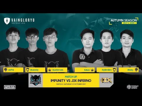 Impunity vs J3X Inferno  SEA Vainglory 8 Autumn Season S2W1