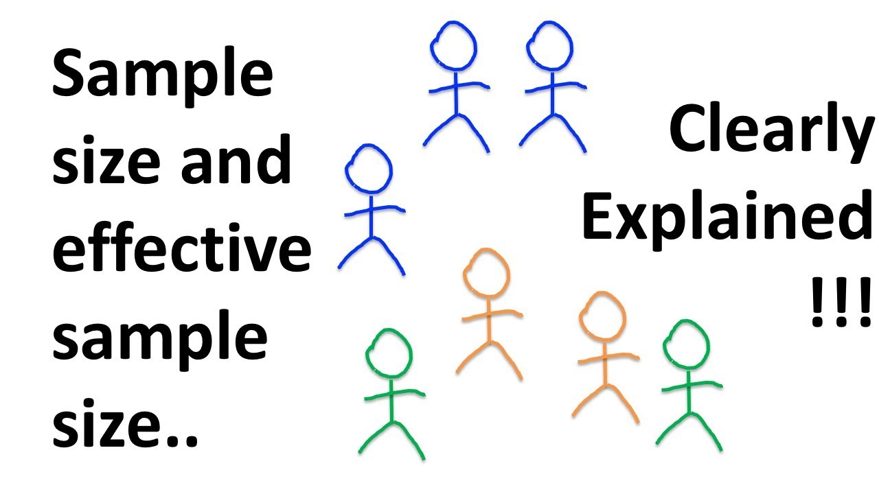 Sample Size and Effective Sample Size, Clearly Explained!!!