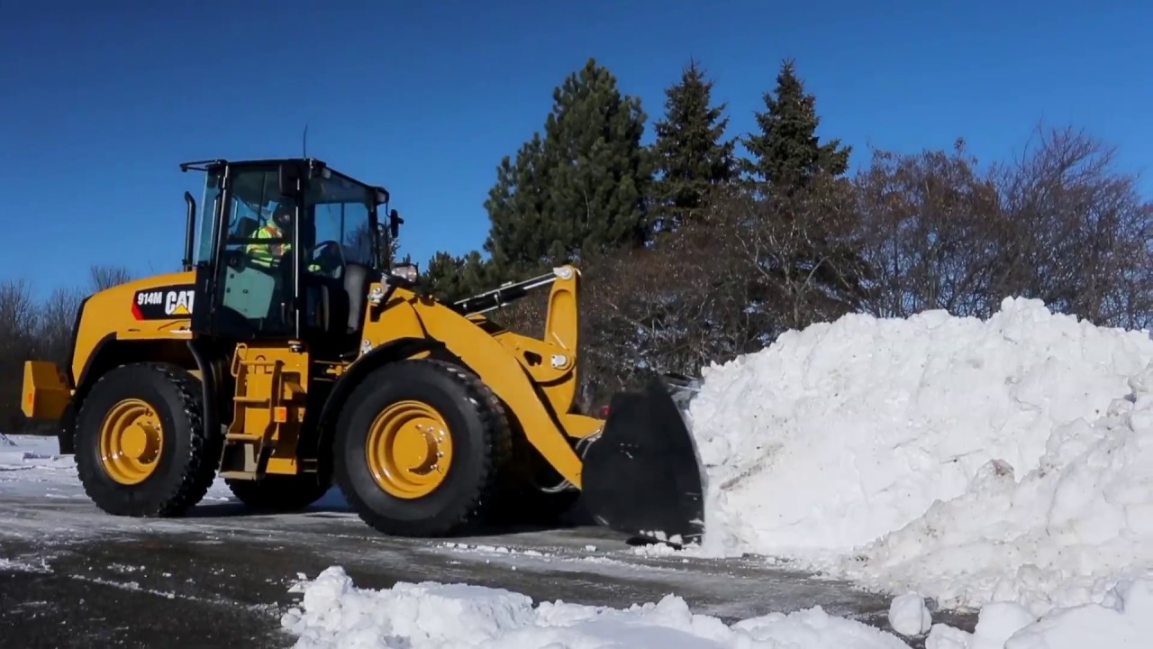 Cat® Snow Attachments at Work
