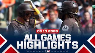 Highlights from ALL GAMES on 6/13 (Padres hit FIVE HOMERS, Yoshinobu Yamamoto DOMINATES and MORE!)