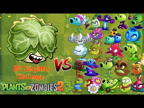 PvZ 2 Gameplay | The Best 150 Sunshine Plants Challenge - Which Plant Will Win ? - Plant vs Plant