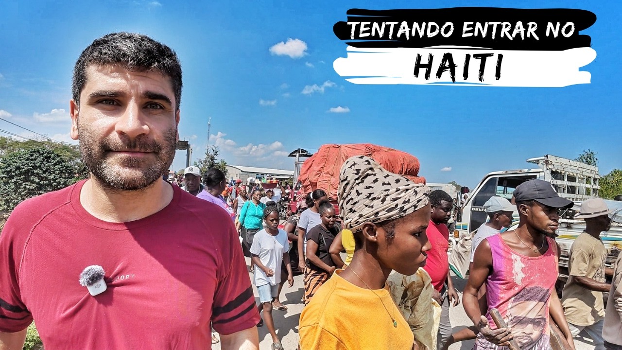 ON THE BORDER WITH HAITI (they didn't let us cross)