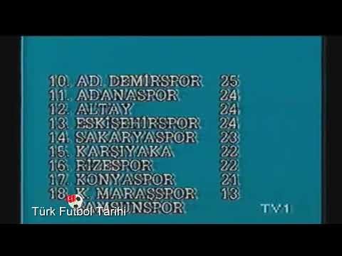 1988 1989 Karşıyaka Beşiktaş NEFES KESEN MÜCADELE 4.Hafta Maçı