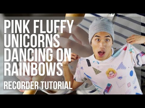 Pink Fluffy Unicorns Dancing On Rainbows - Andrew Huang
