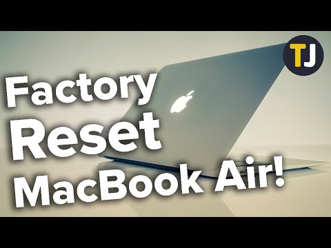 How to Factory Reset Your MacBook Air! - YouTube