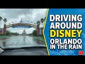 Driving Around Disney World Orlando In The Rain