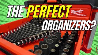 3D Printed Magnetic Socket and Wrench Organizers