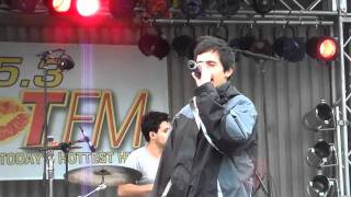 David Archuleta - Grand Rapids 10/2/10 - Soundcheck - Stomping The Roses