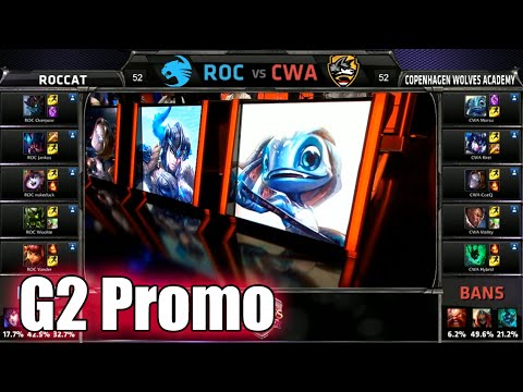 ROCCAT vs Copenhagen Wolves Academy | Game 2 S5 EU LCS Summer 2015 Promotion  | ROC vs CWA G2