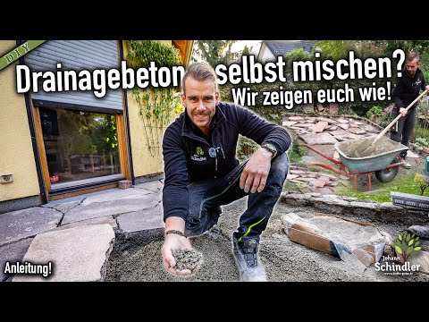 Mix your own drainage concrete? We'll show you how! Instructions / DIY