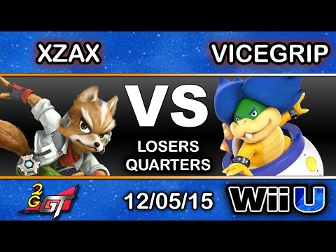 2GGT: Fatality Saga – NME | Xzax (Fox) Vs. ViceGrip (Ludwig) Losers Quarters - Smash Wii U